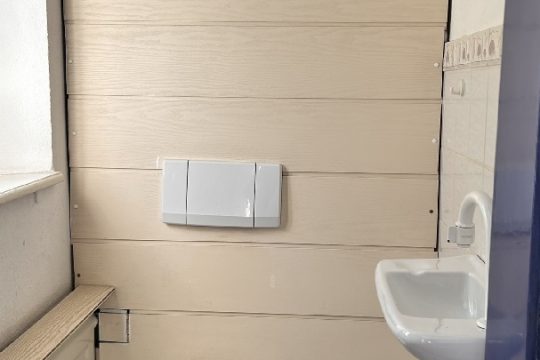 WC im Treppenhaus