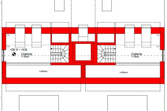 Grundriss Galerie