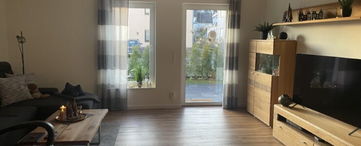 Großzügig geschnittene 2-Zimmer-Neubauwohnung (ca. 76,06 m²) im Erdgeschoss  Kreuztal-Mitte