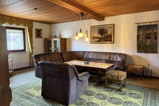 geräumiges Wohnzimmer