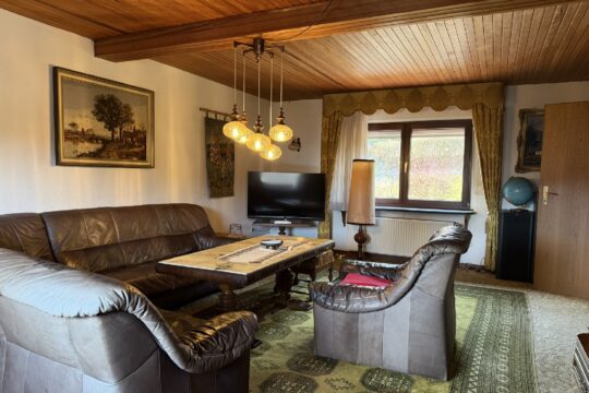 geräumiges Wohnzimmer