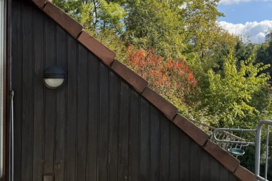 Loggia mit Blick ins Grüne