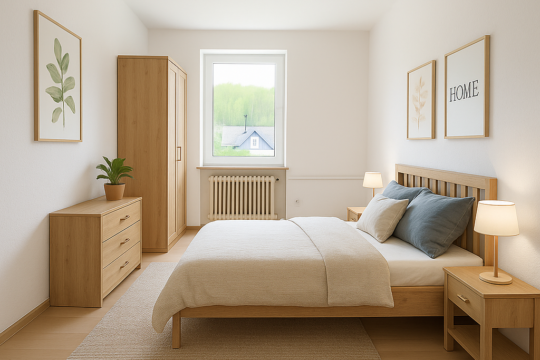 Schlafzimmer KI generiert